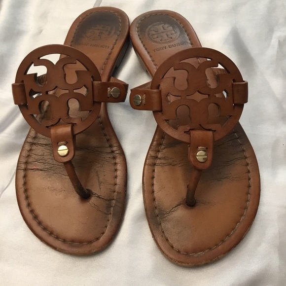 Tory Burch Miller Sandals Size 6 - Picture 2 of 10